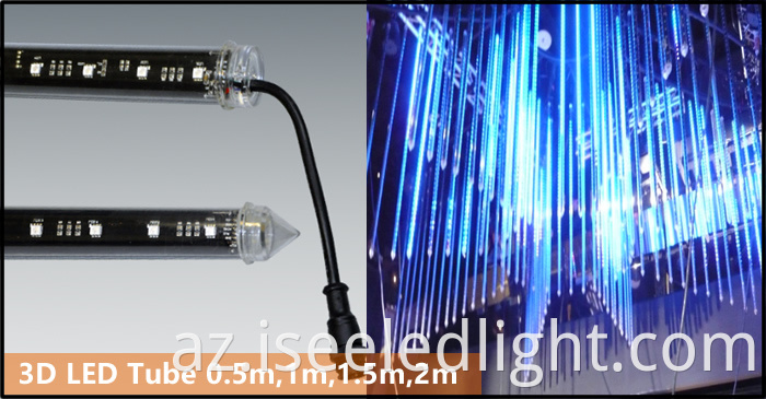 DMX512 Cube RGB Tube